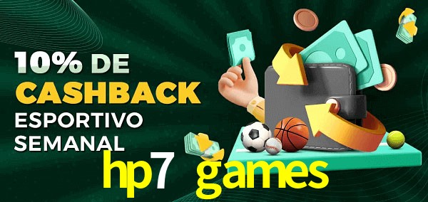 10% de bônus de cashback na hp7 games