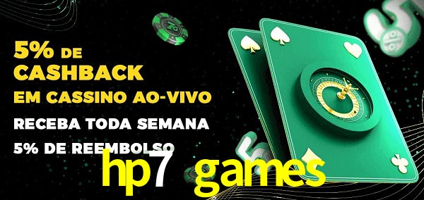 Promoções do cassino ao Vivo hp7 games